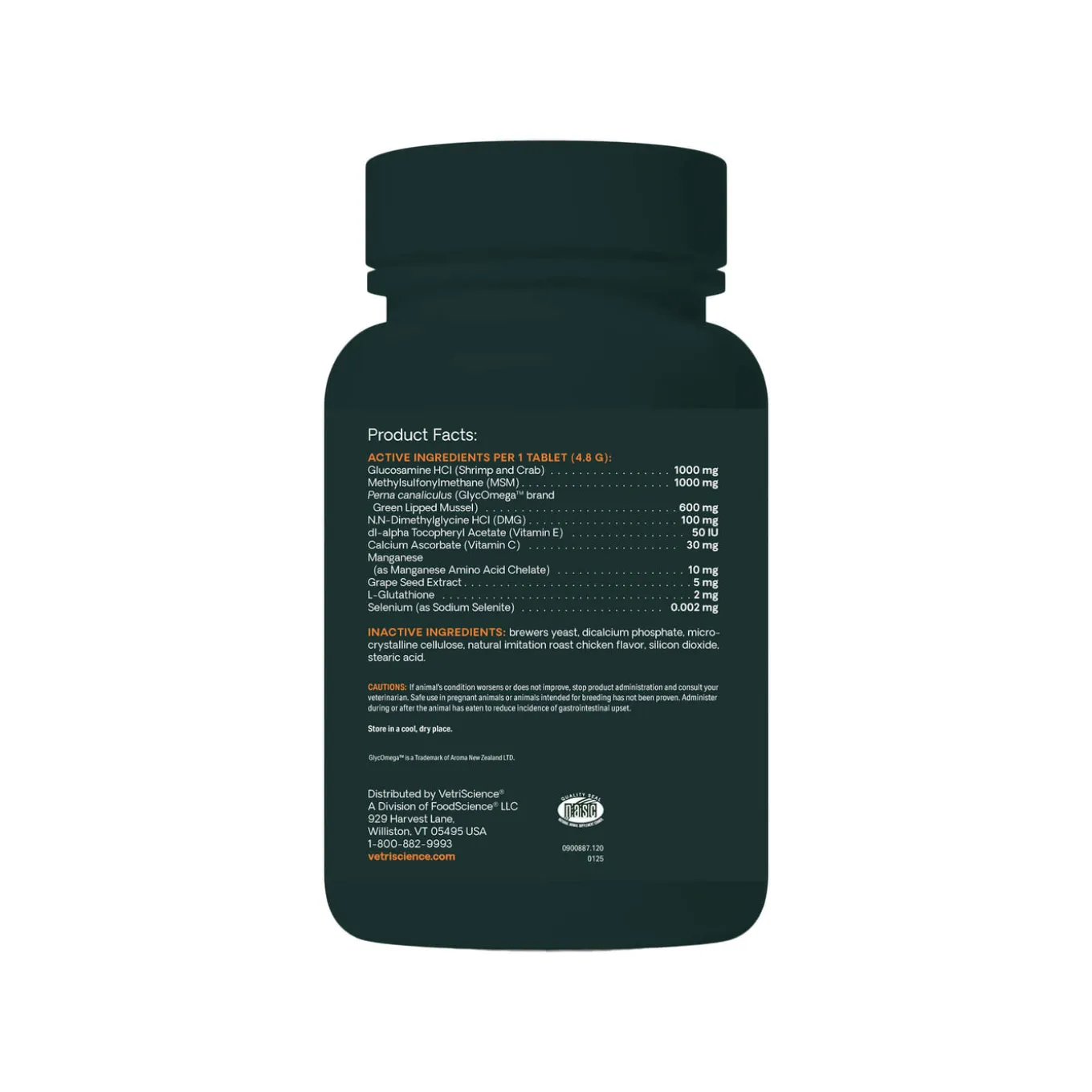 VetriScience Extra Strength Healthy Hip & Joint Supplement for Dogs