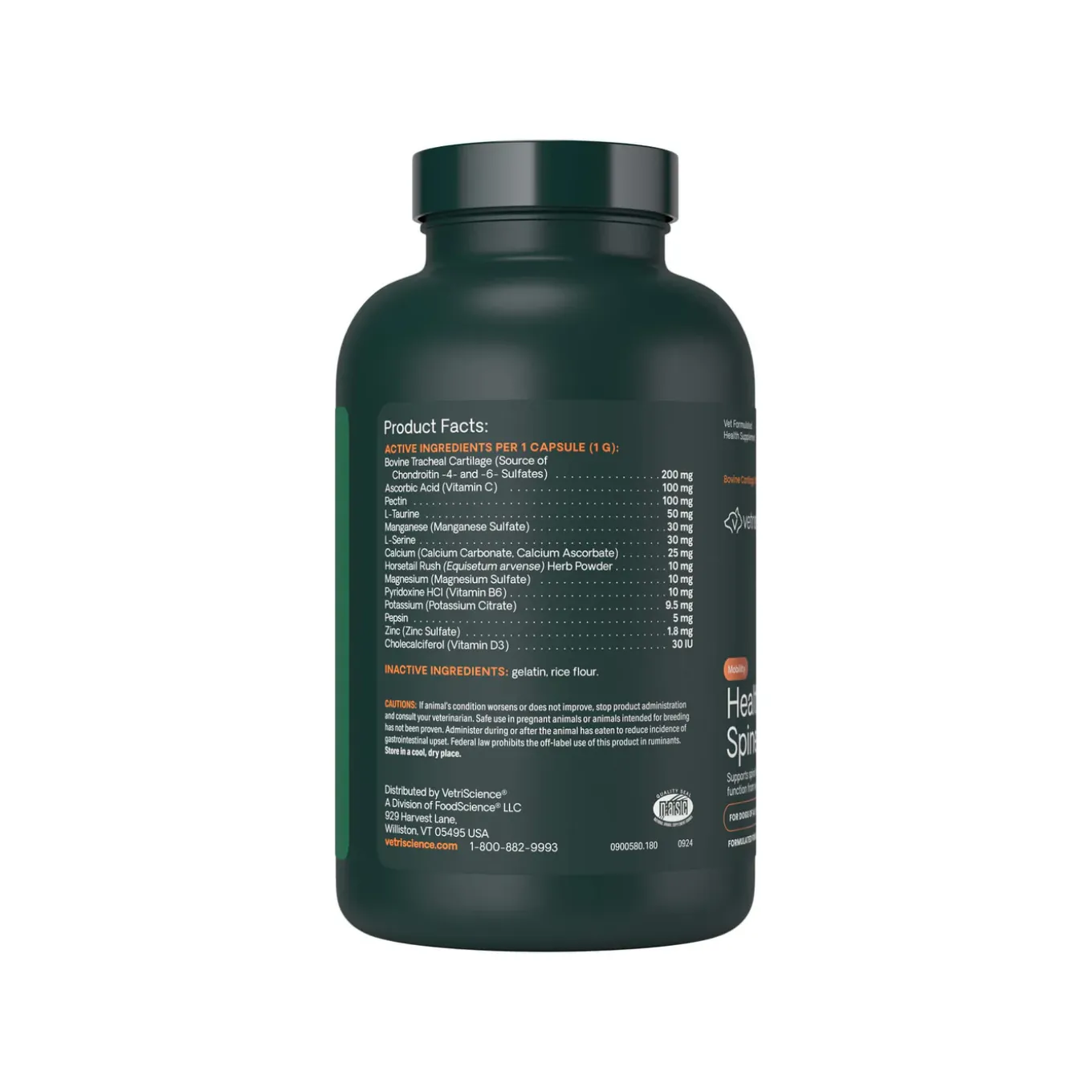 VetriScience Healthy Spine & Disc Supplement for Dogs