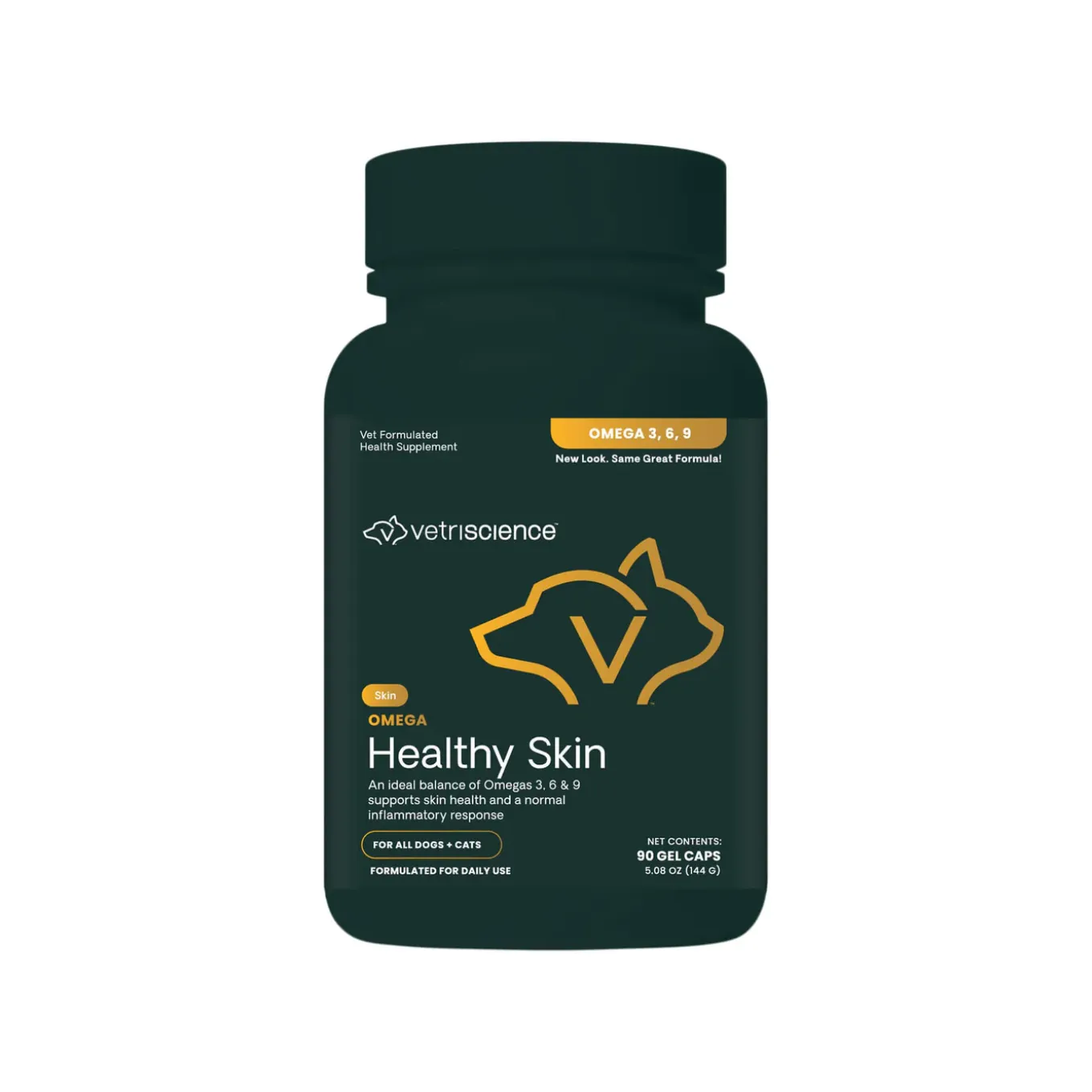 VetriScience Omega Skin Health Supplement for Dogs & Cats