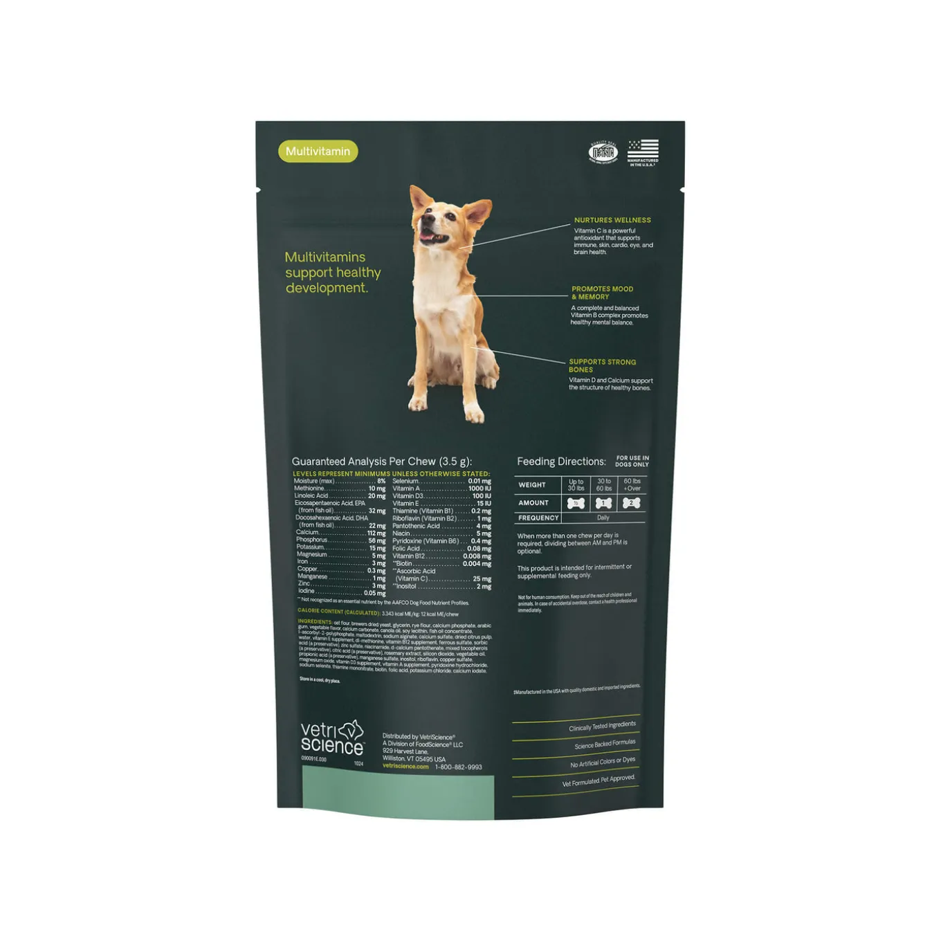 VetriScience 27+ Active Health Multivitamin for Dogs
