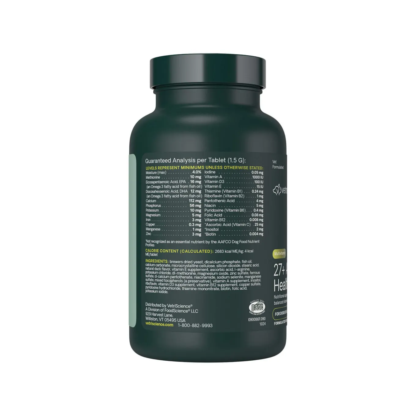 VetriScience 27+ Active Health Multivitamin for Dogs