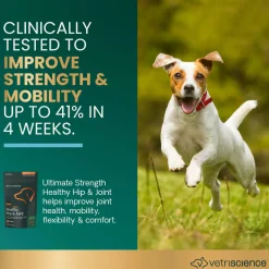 VetriScience Ultimate Strength Healthy Hip & Joint Supplement for Dogs