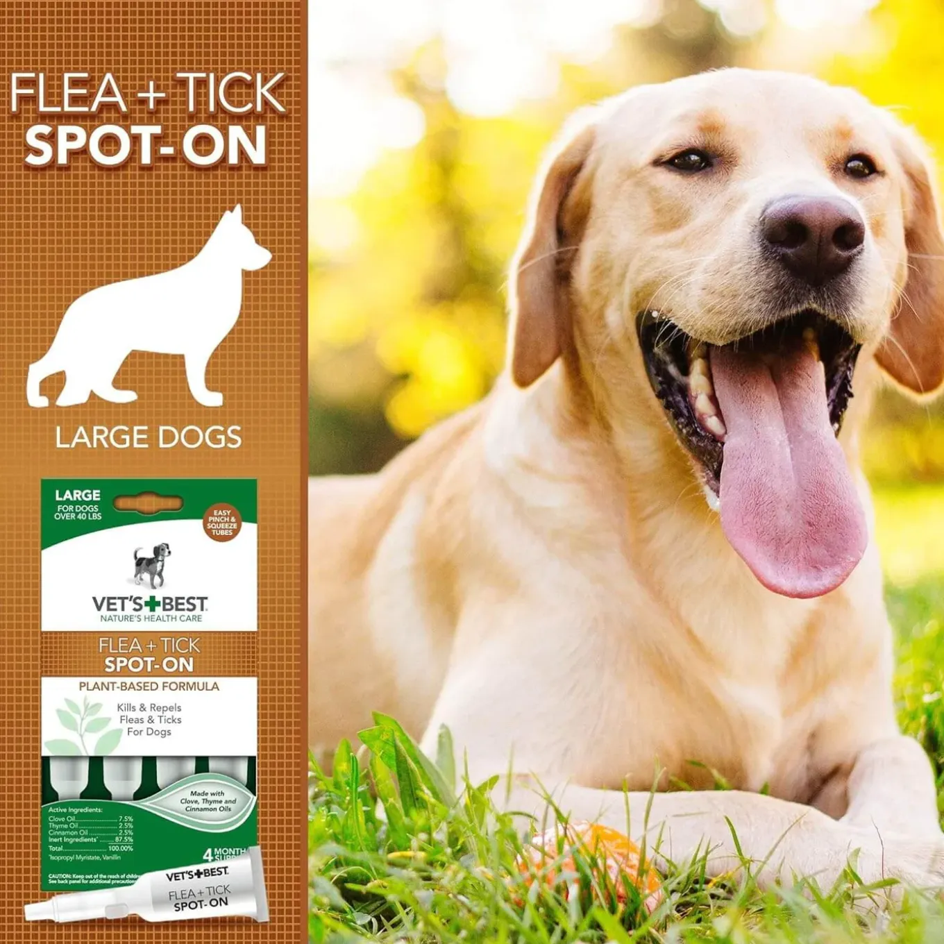 Vet's Best Flea & Tick Drops for Dogs