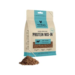 Vital Essentials Freeze-Dried Raw Protein Mix-In Ground Topper for Dogs