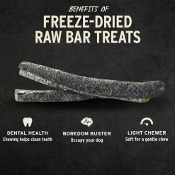 Vital Essentials Freeze-Dried Raw Bar Chews for Dogs Bulk Pack