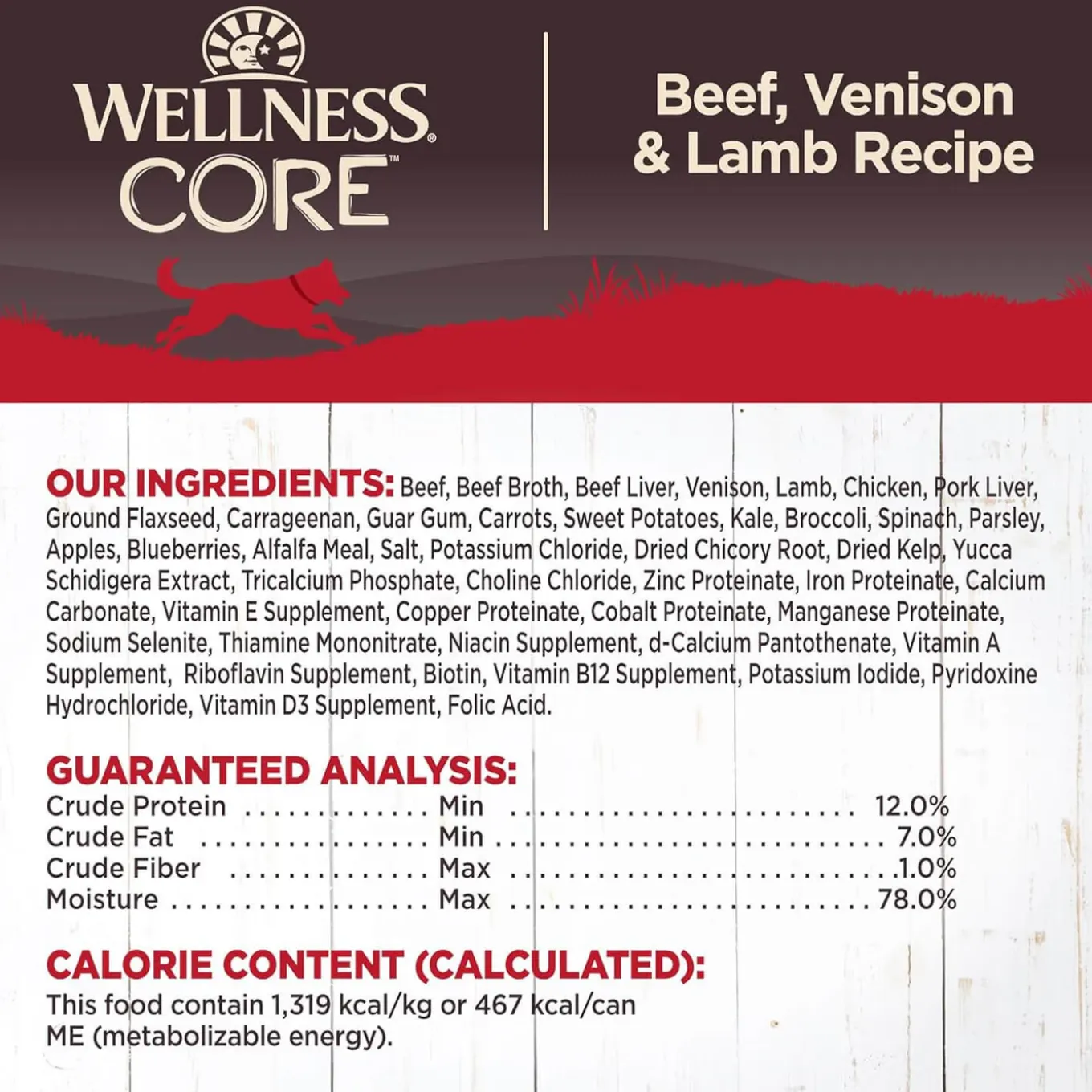 Wellness CORE Grain-Free Wet Dog Food
