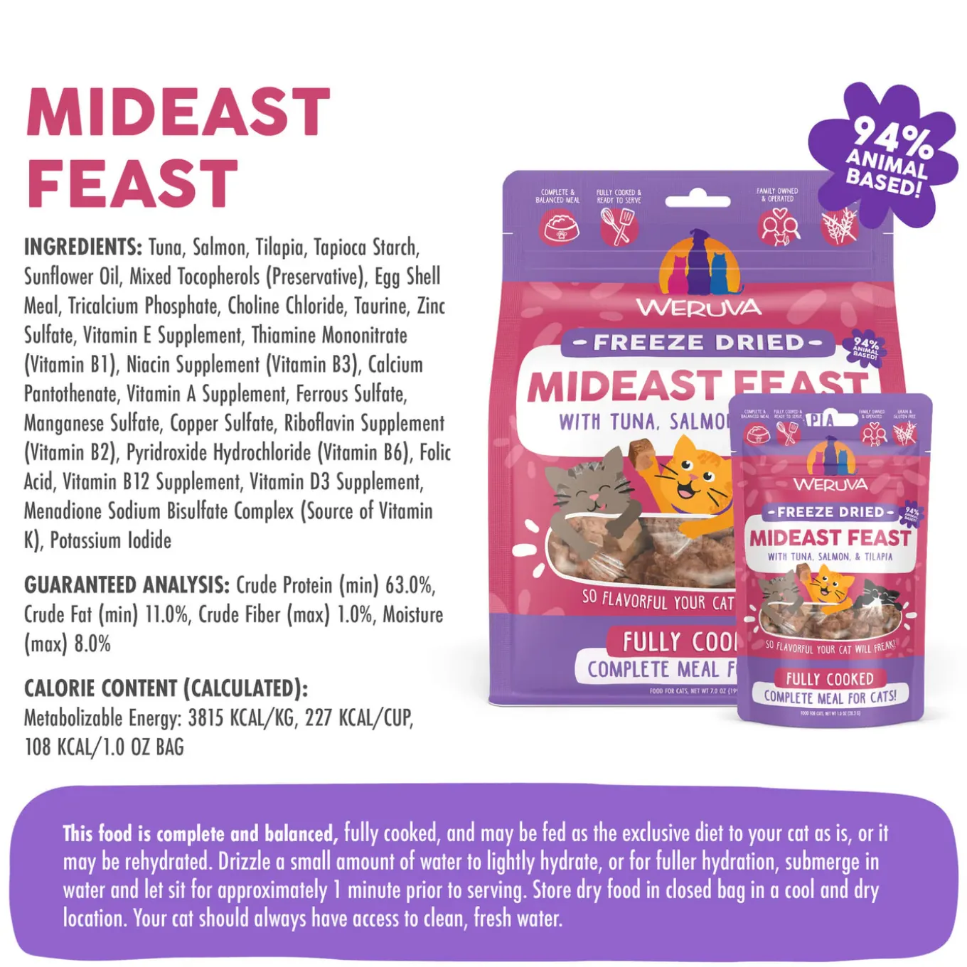 Weruva Freeze Dried Cat Food