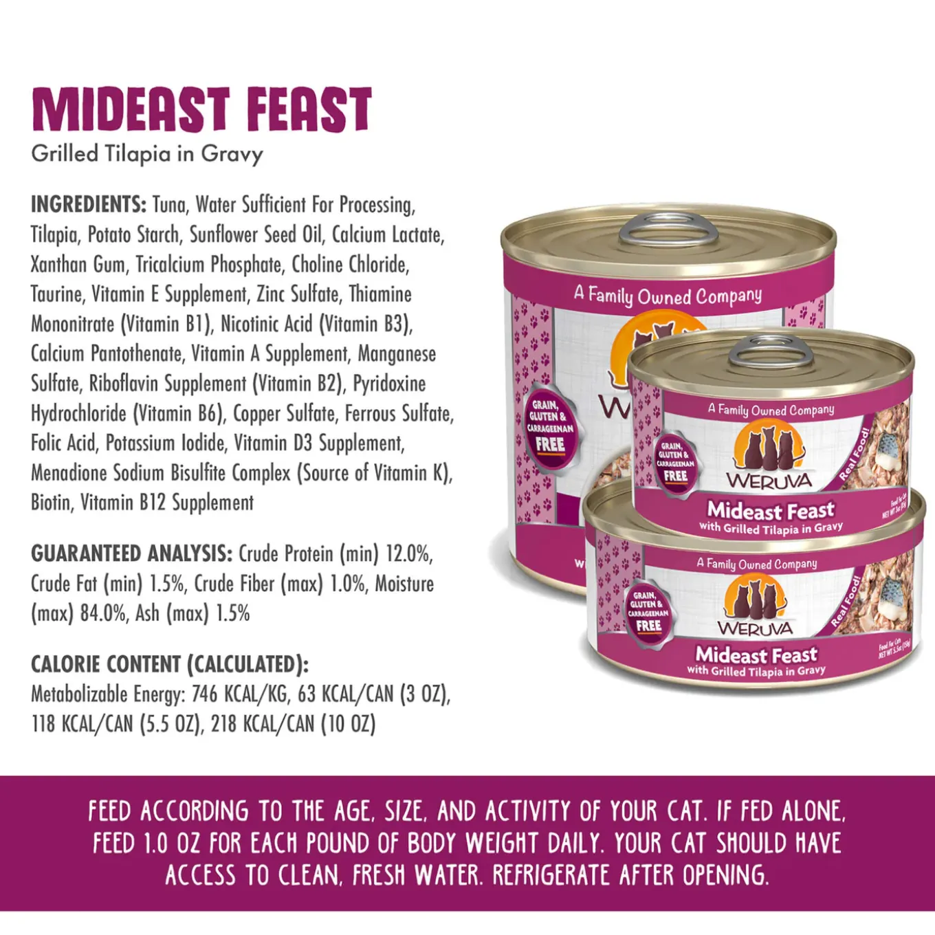 Weruva Grain-Free Canned Cat Food