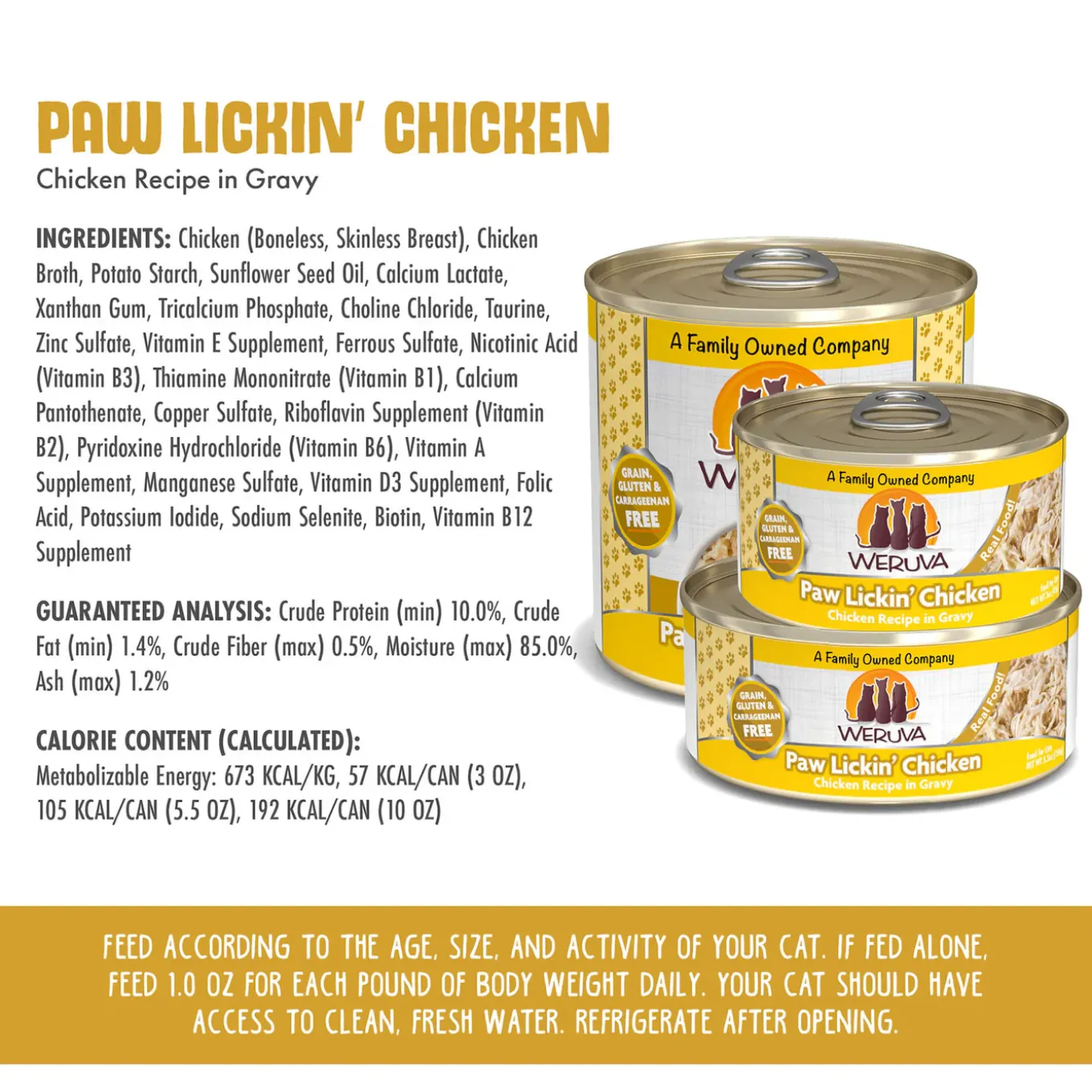 Weruva Grain-Free Canned Cat Food