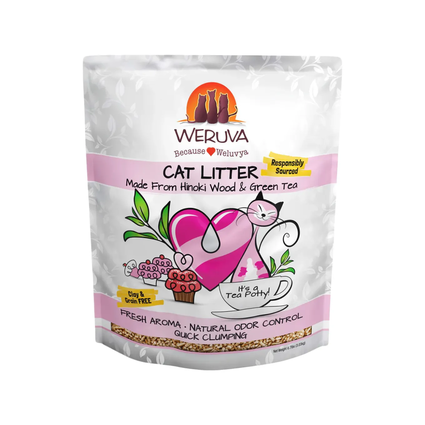 Weruva Tea Potty Cat Litter