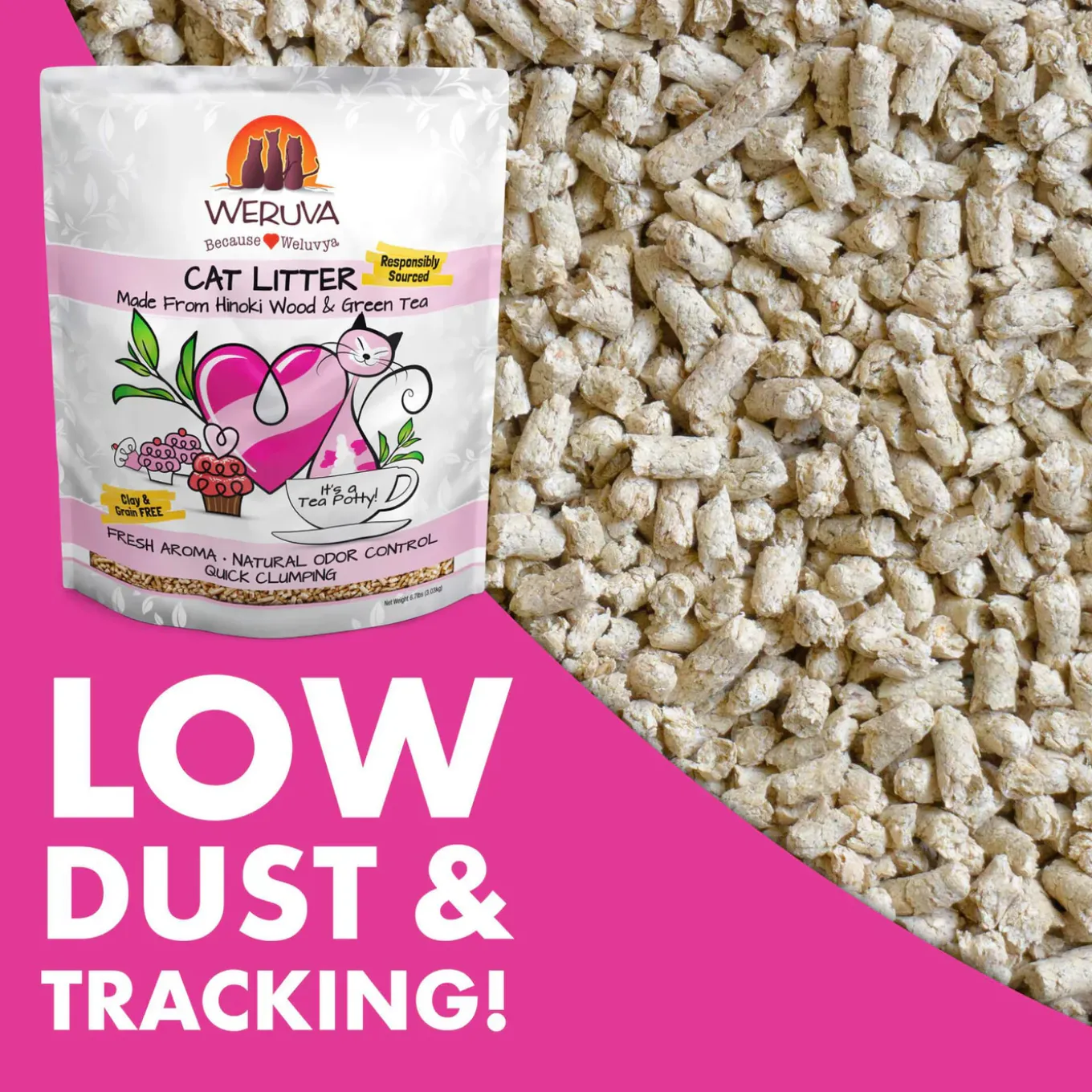 Weruva Tea Potty Cat Litter