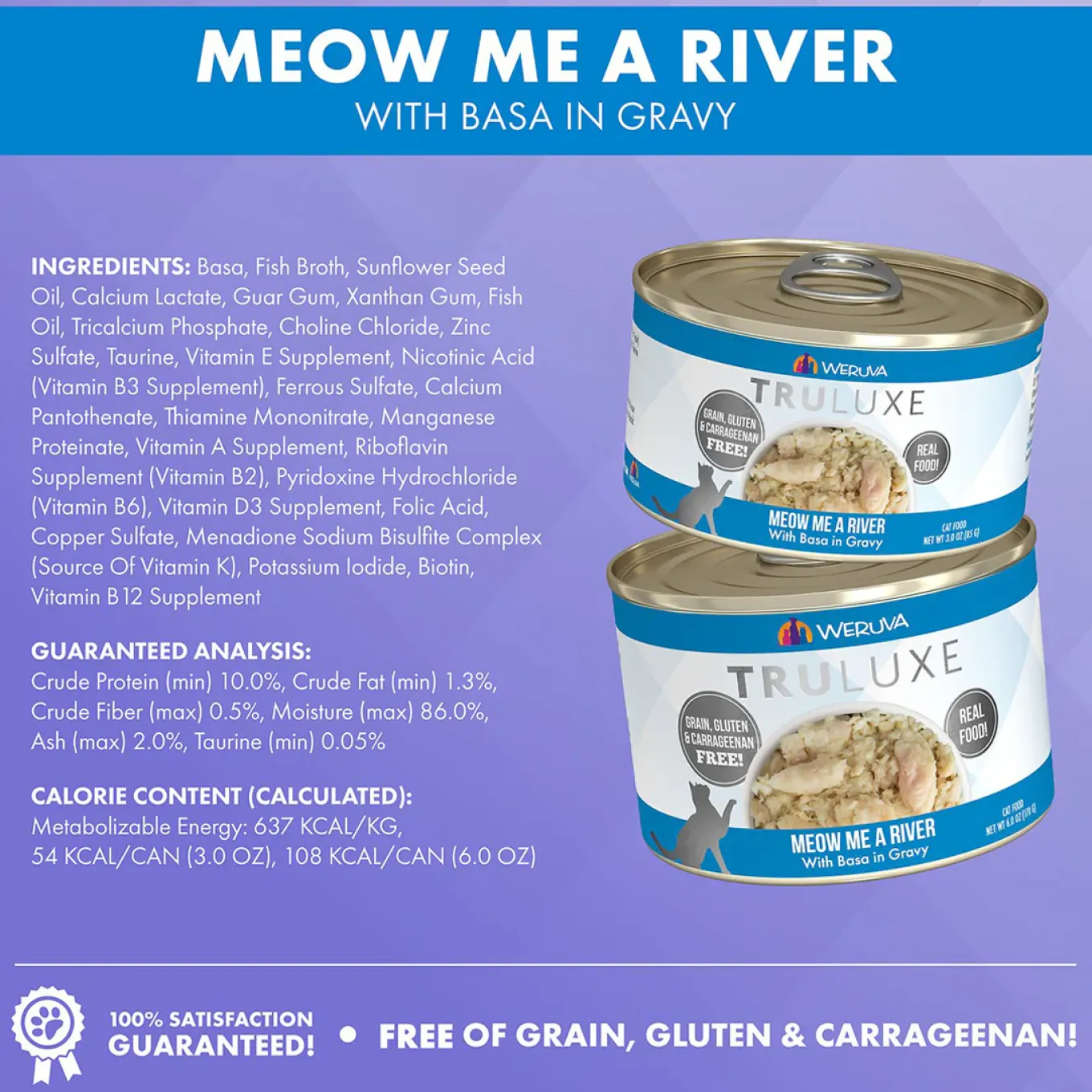 Weruva Truluxe Grain-Free Canned Cat Food