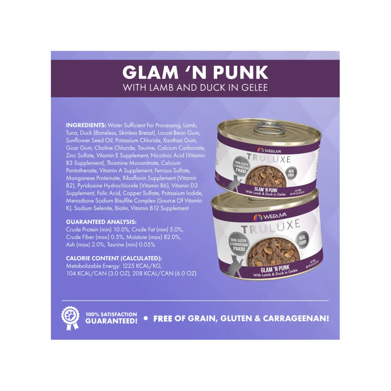 Weruva Truluxe Grain-Free Canned Cat Food