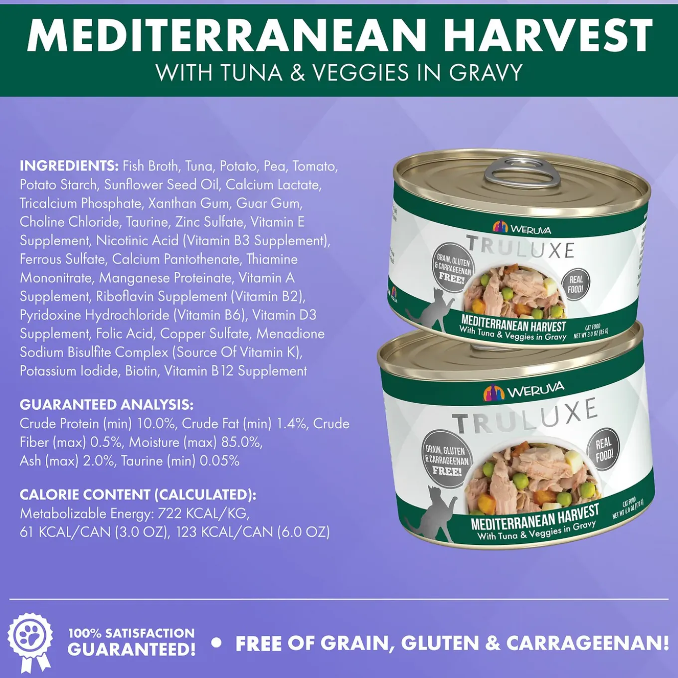 Weruva Truluxe Grain-Free Canned Cat Food