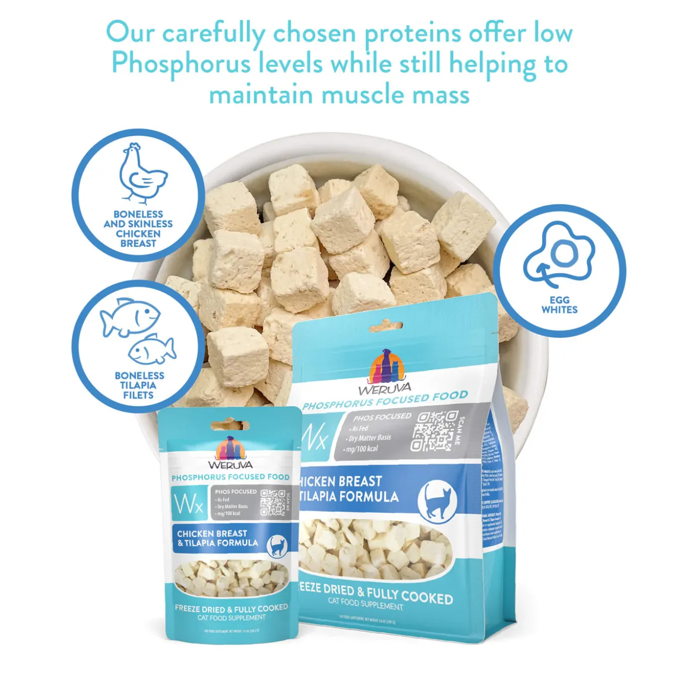 Weruva Wx Phosphorus Focused Freeze Dried Formula for Cats