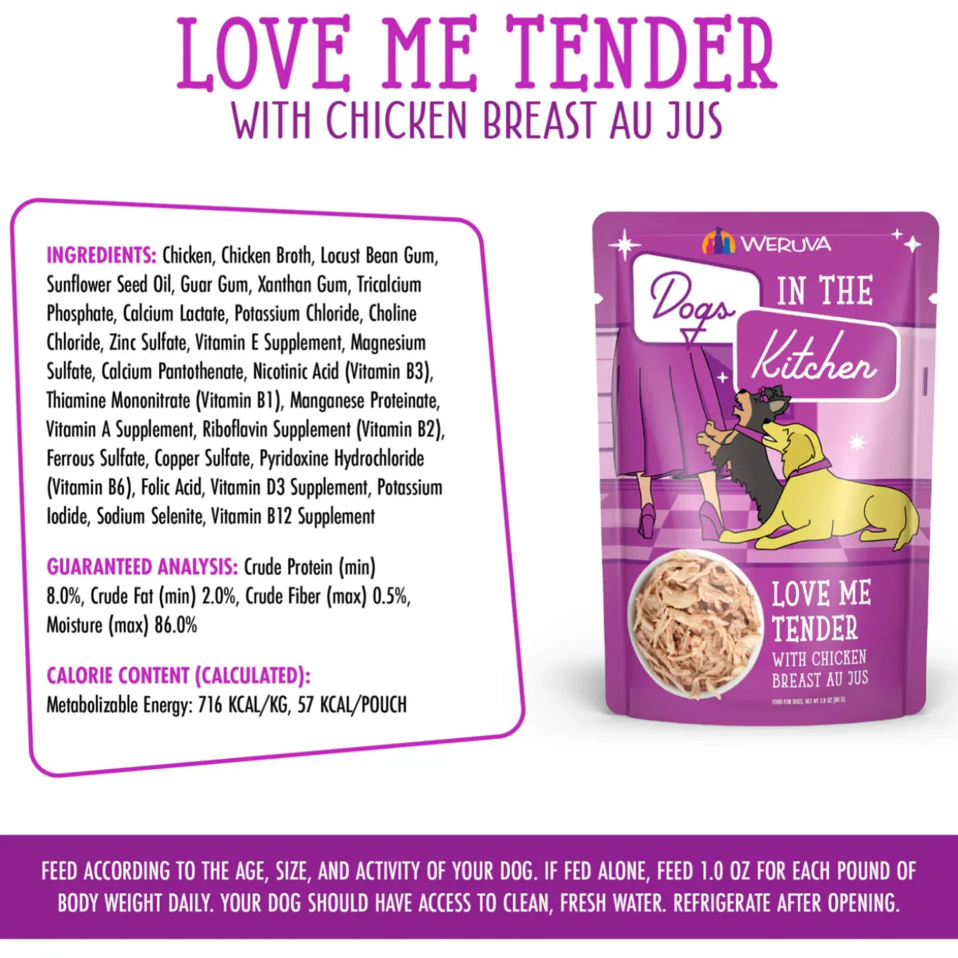 Weruva Dogs in the Kitchen Wet Dog Food Pouches