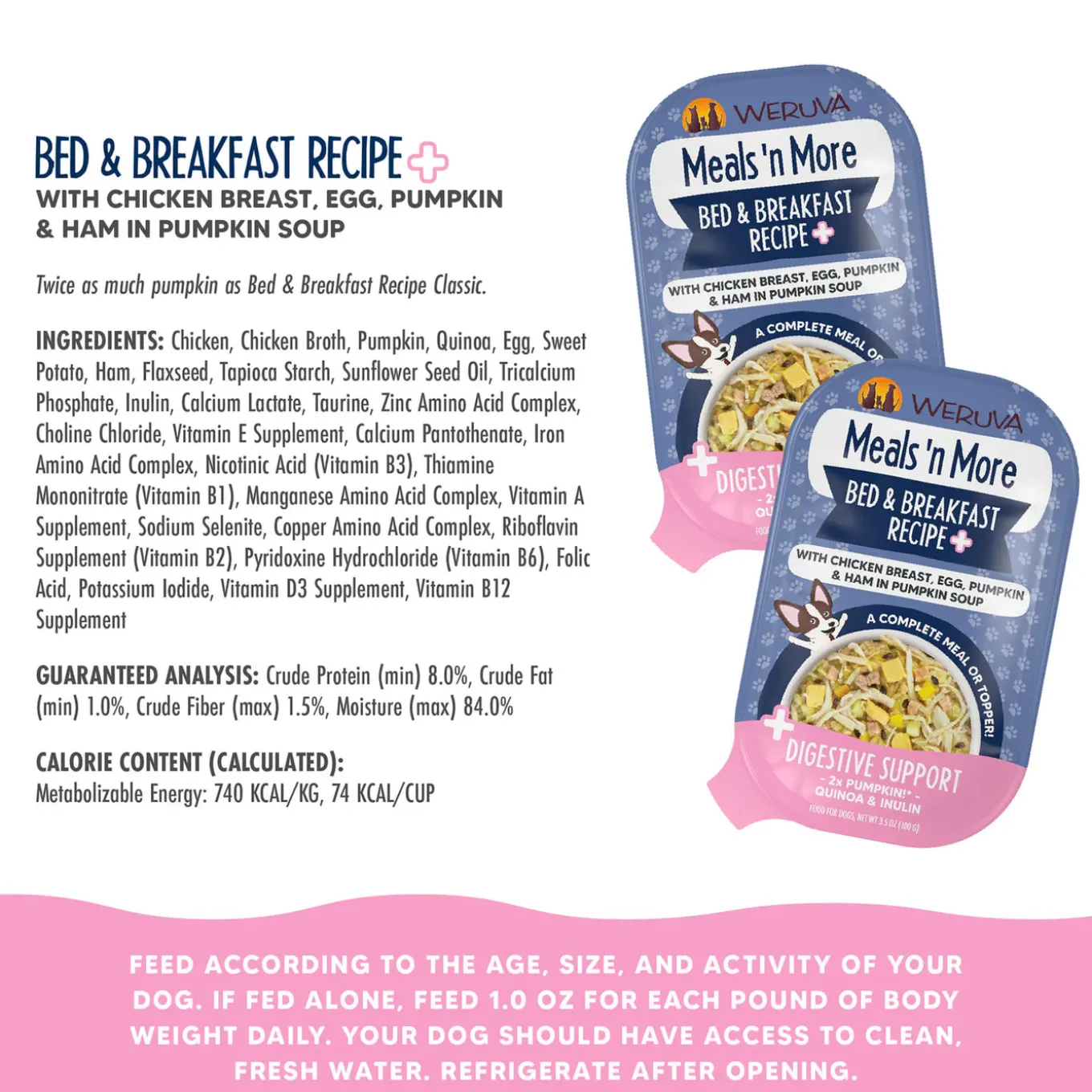 Weruva Meals 'n More Digestion Support Wet Dog Food