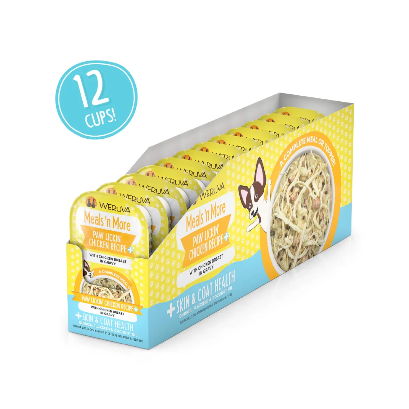 Weruva Meals 'n More Skin & Coat Wet Dog Food