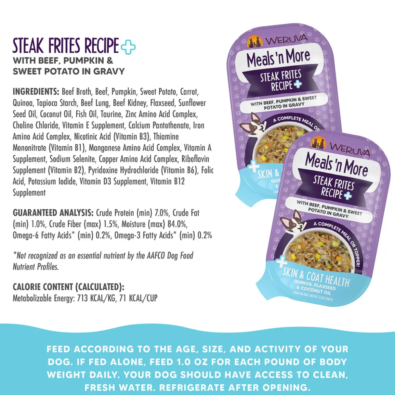 Weruva Meals 'n More Skin & Coat Wet Dog Food
