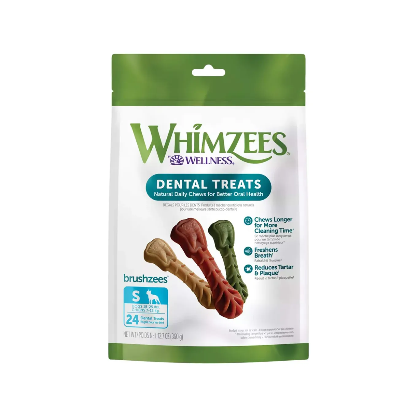 Whimzees Vegetarian Dental Chews for Dogs