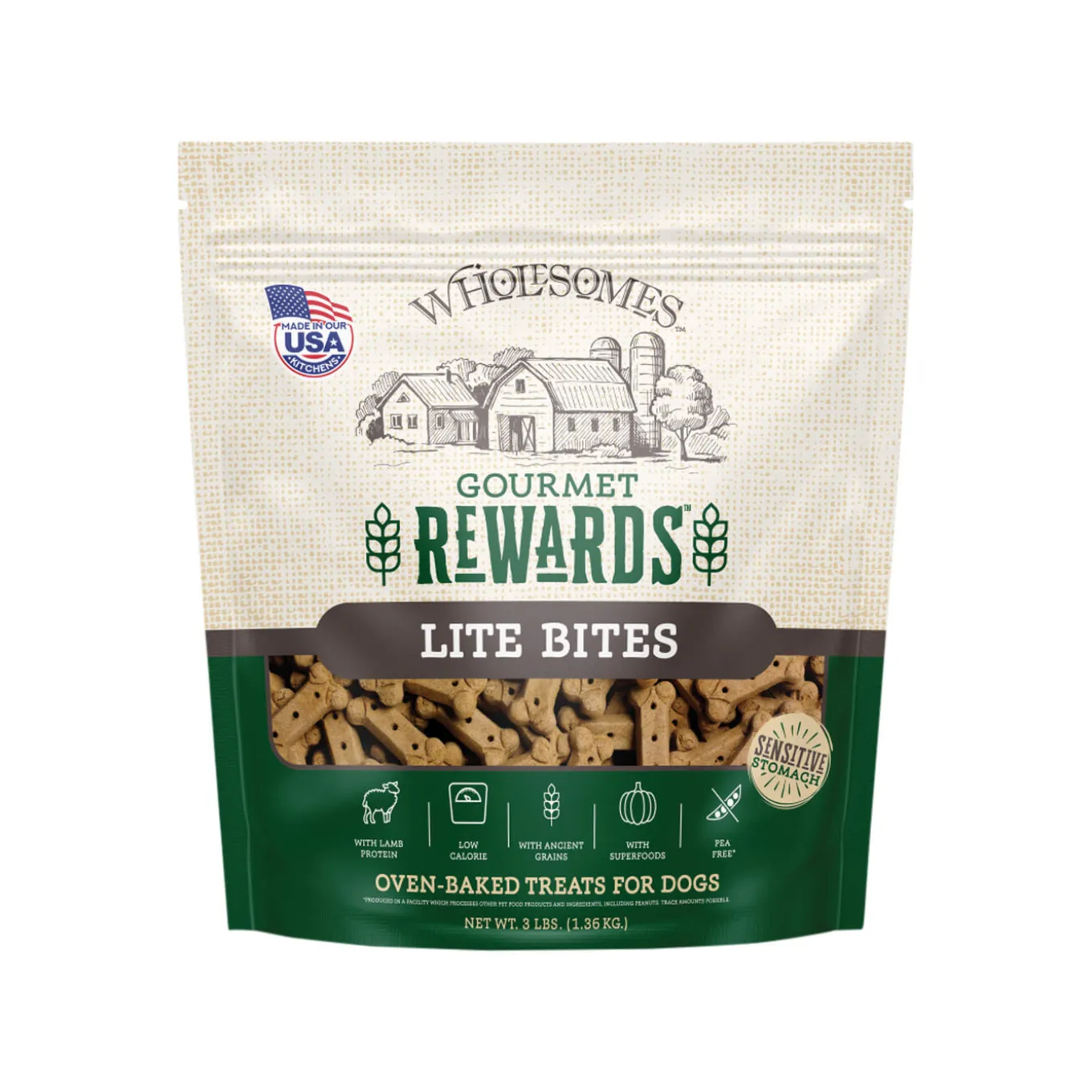 Wholesomes Gourmet Rewards Lite Bites Low Calorie Dog Treats
