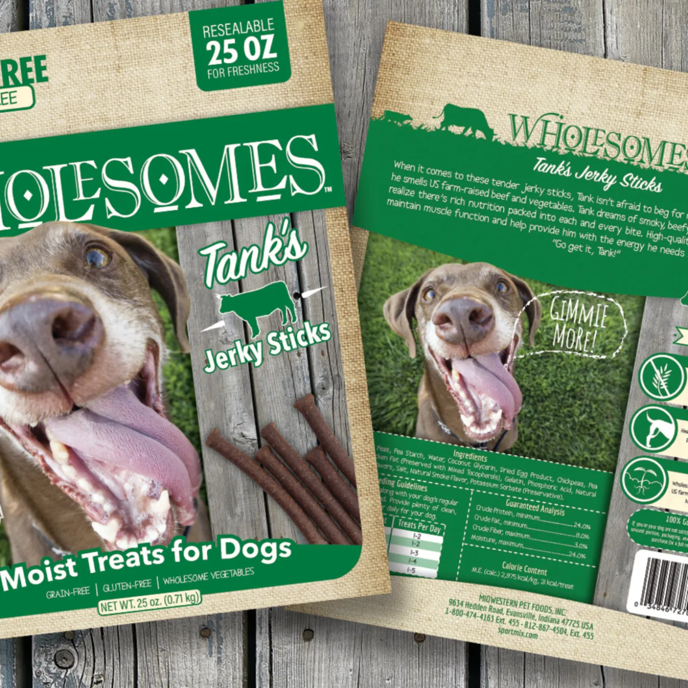 Wholesomes Jerky Sticks Grain Free Dog Treats