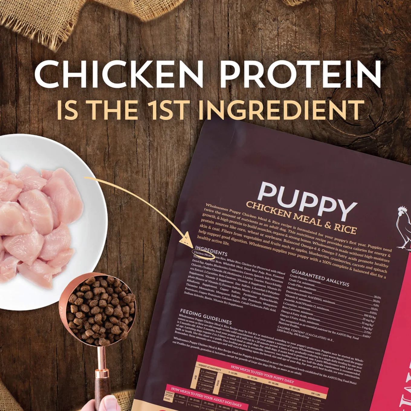 Wholesomes Puppy Dry Dog Food
