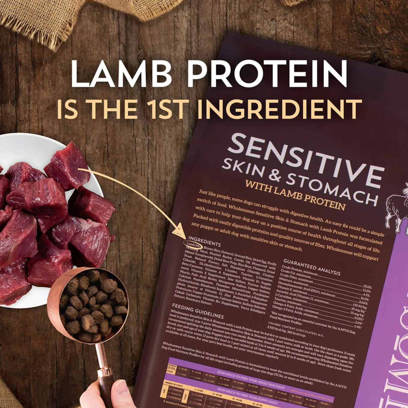 Wholesomes Sensitive Skin & Stomach Dry Dog Food