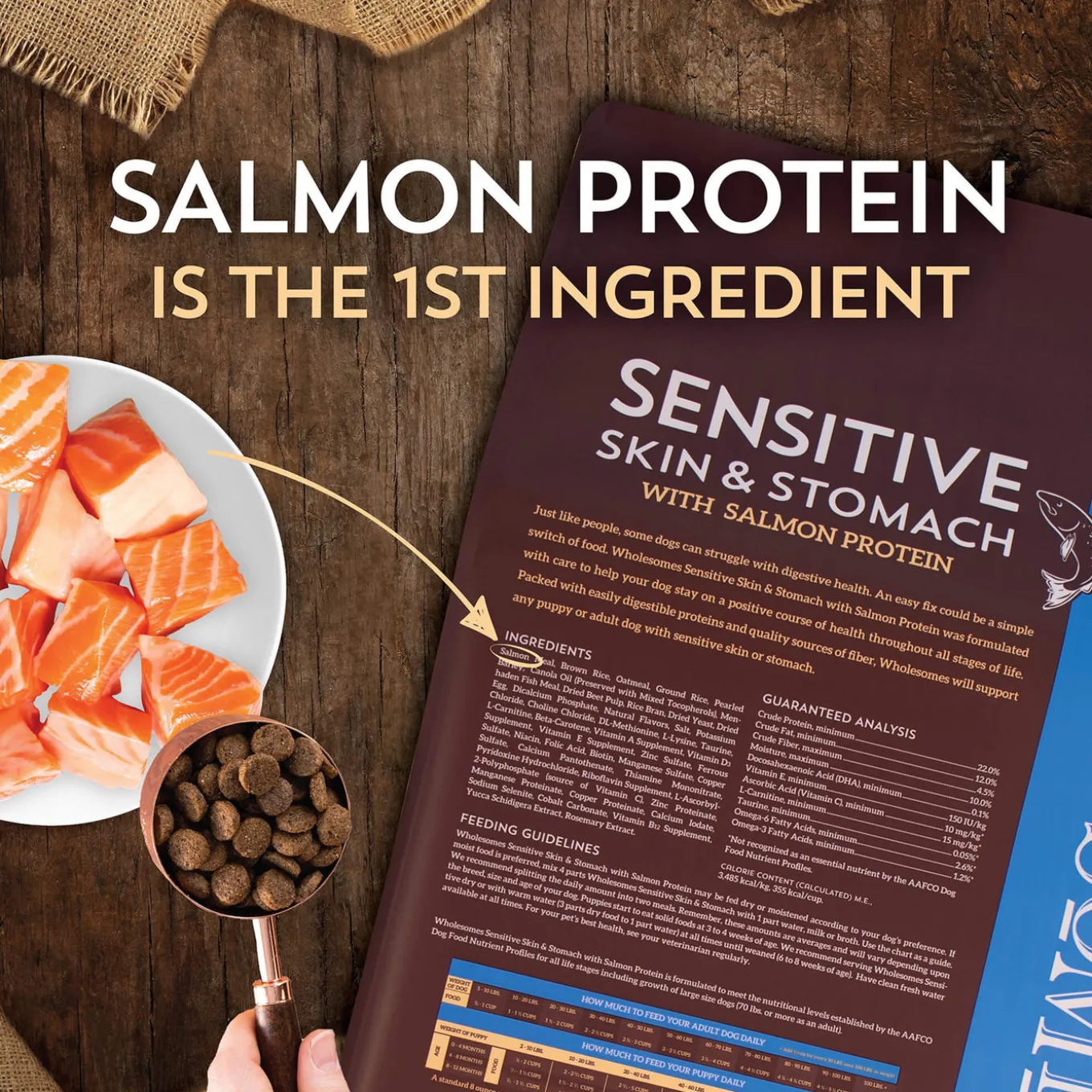 Wholesomes Sensitive Skin & Stomach Dry Dog Food