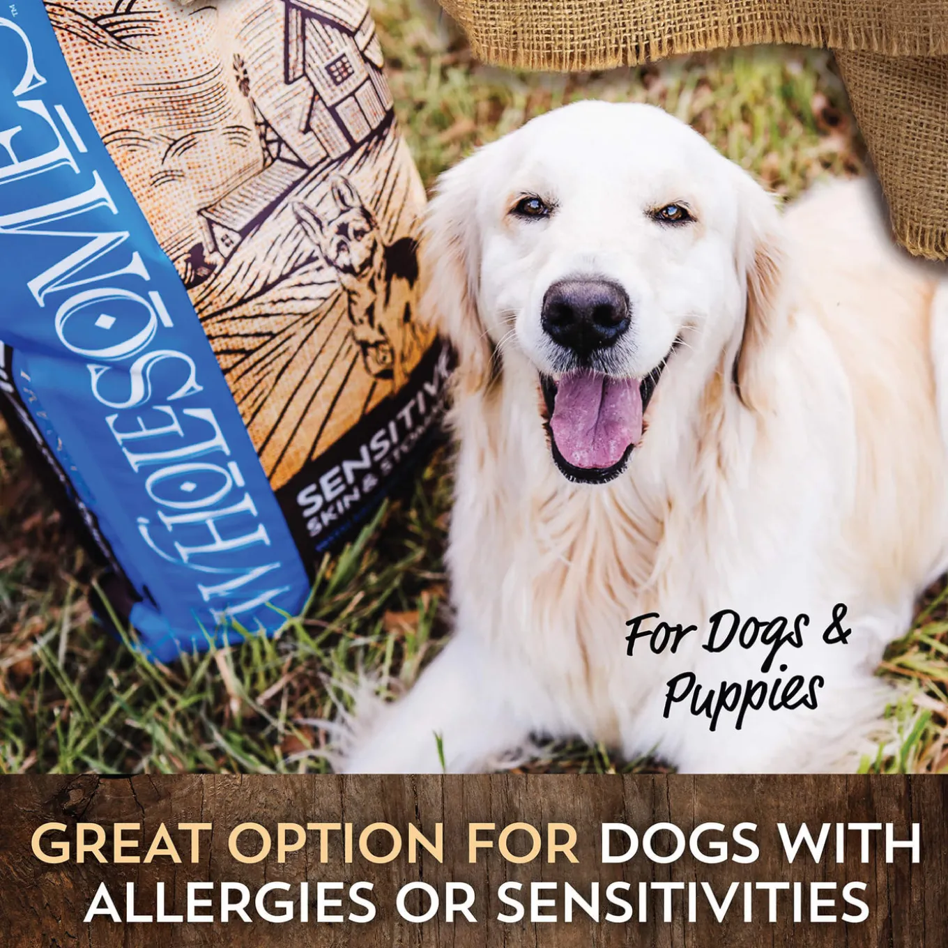 Wholesomes Sensitive Skin & Stomach Dry Dog Food
