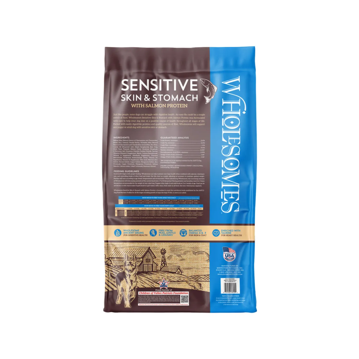 Wholesomes Sensitive Skin & Stomach Dry Dog Food