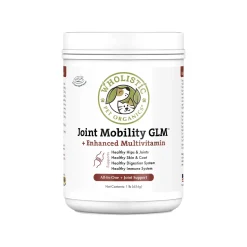 Wholistic Pet Organics Joint Mobility GLM Enhanced Multivitamin for Dogs & Cats