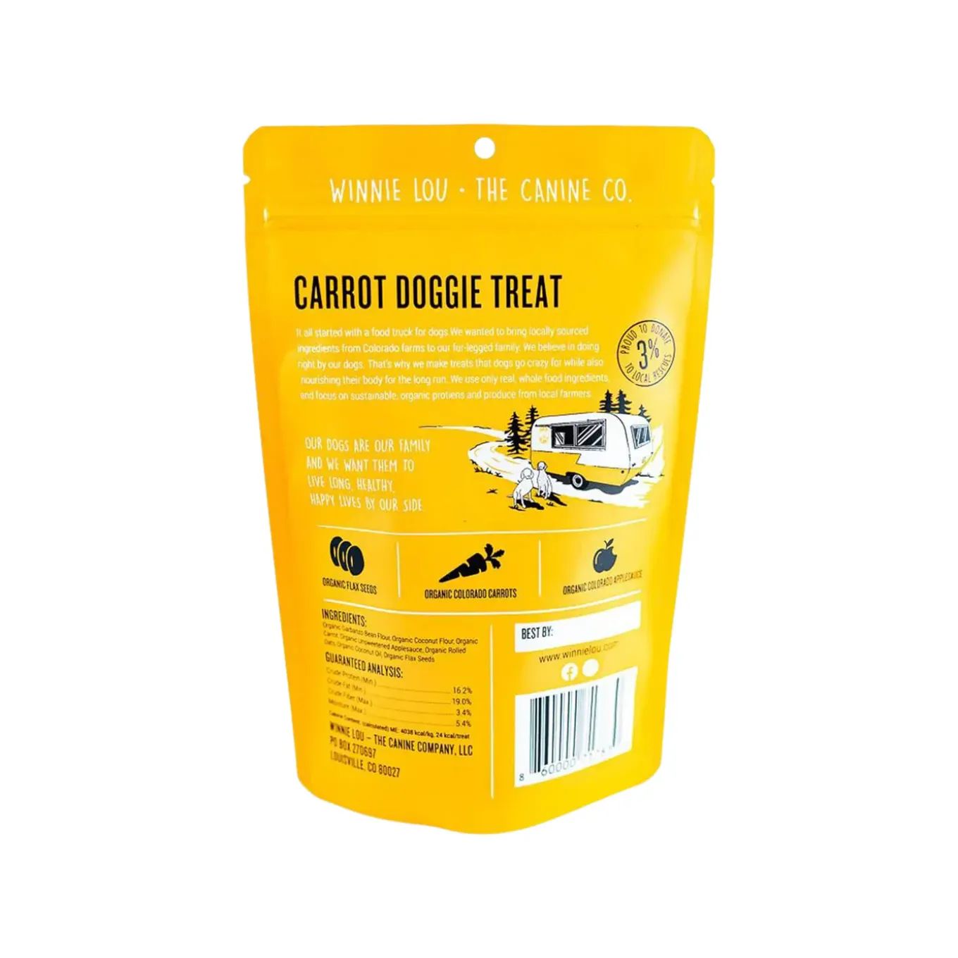 Winnie Lou Crunchy Organic Dog Treats