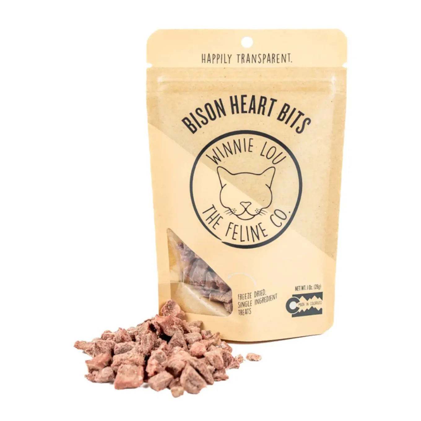 Winnie Lou Single Ingredient Freeze-Dried Treats for Cats