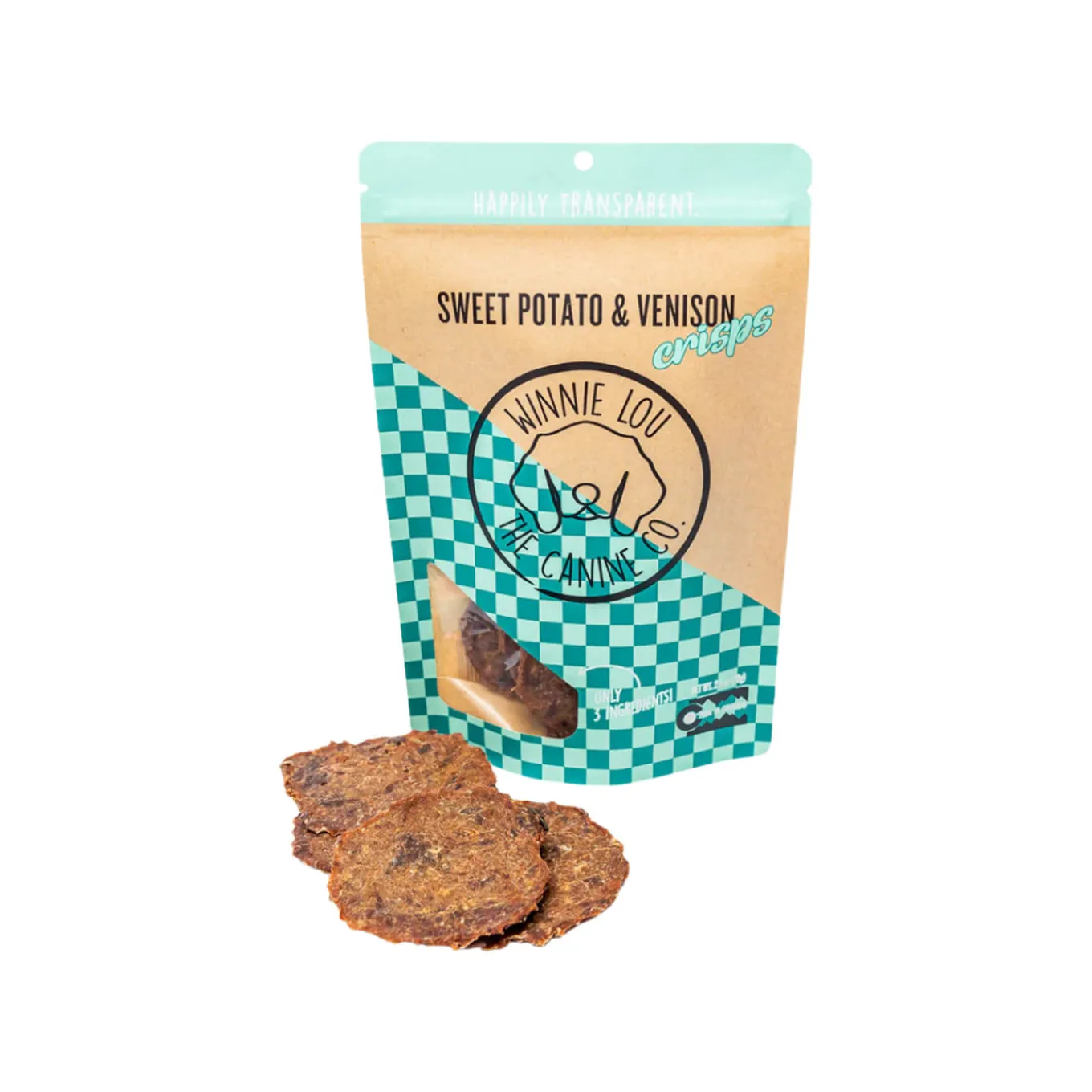 Winnie Lou Crisps Limited Ingredient Crispy Dog Treats