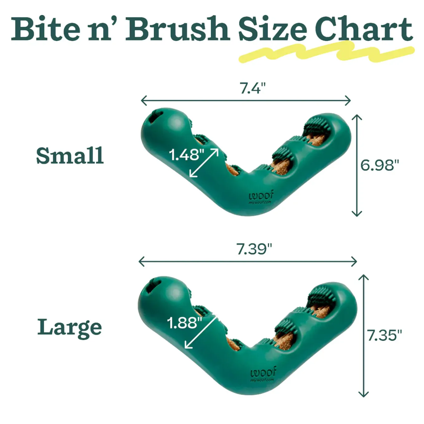 Woof Bite and Brush for Dogs