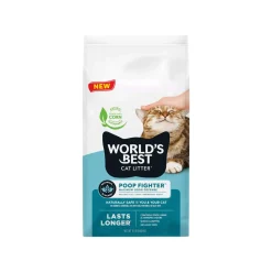 World's Best Cat Litter Poop Fighter Maximum Odor Defense Litter