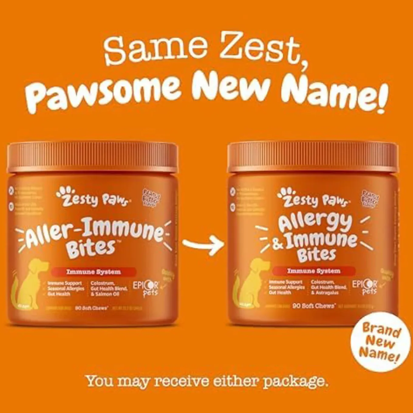 Zesty Paws Allergy & Immune Bites for Dogs