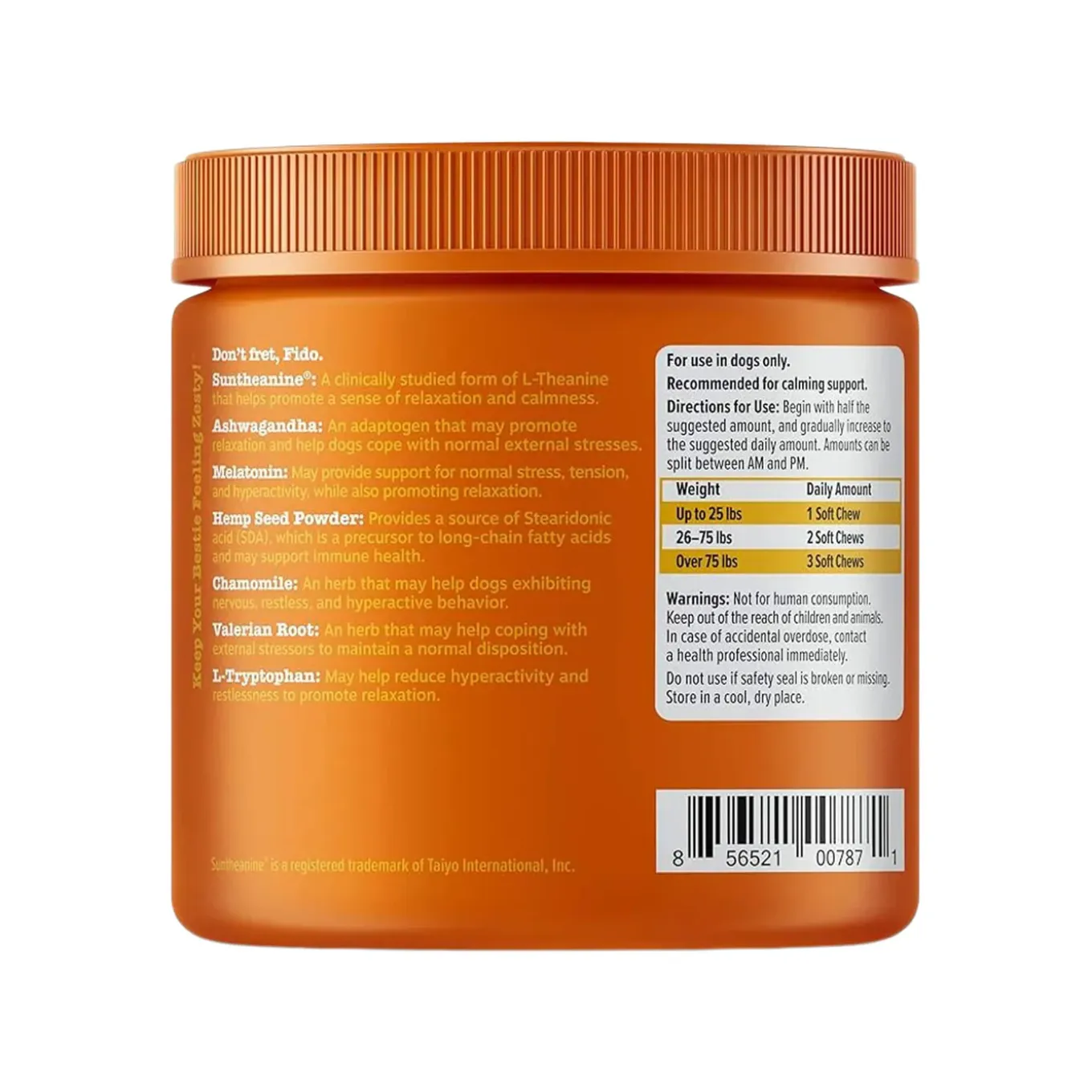 Zesty Paws Calming Bites for Dogs