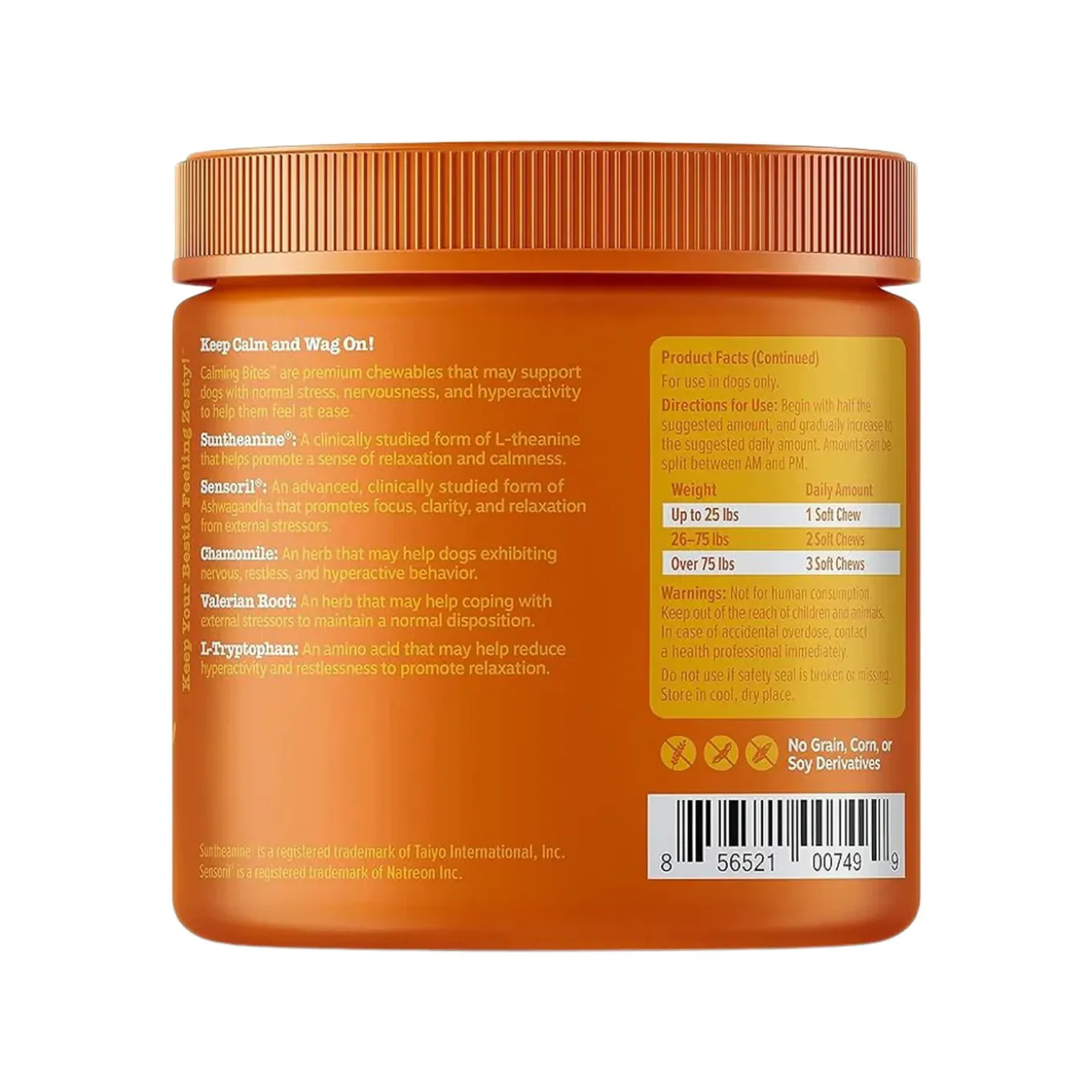 Zesty Paws Calming Bites for Dogs