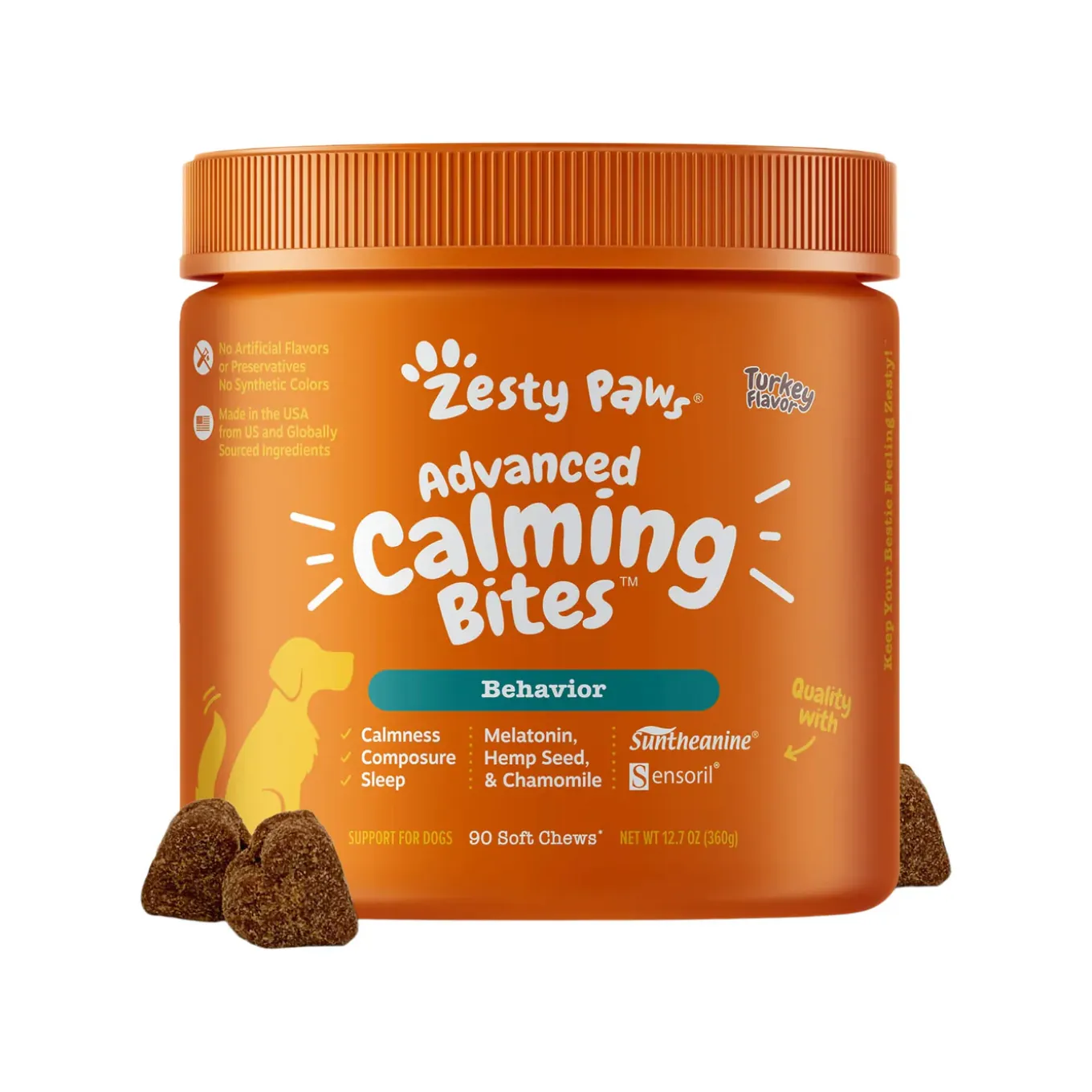 Zesty Paws Calming Bites for Dogs