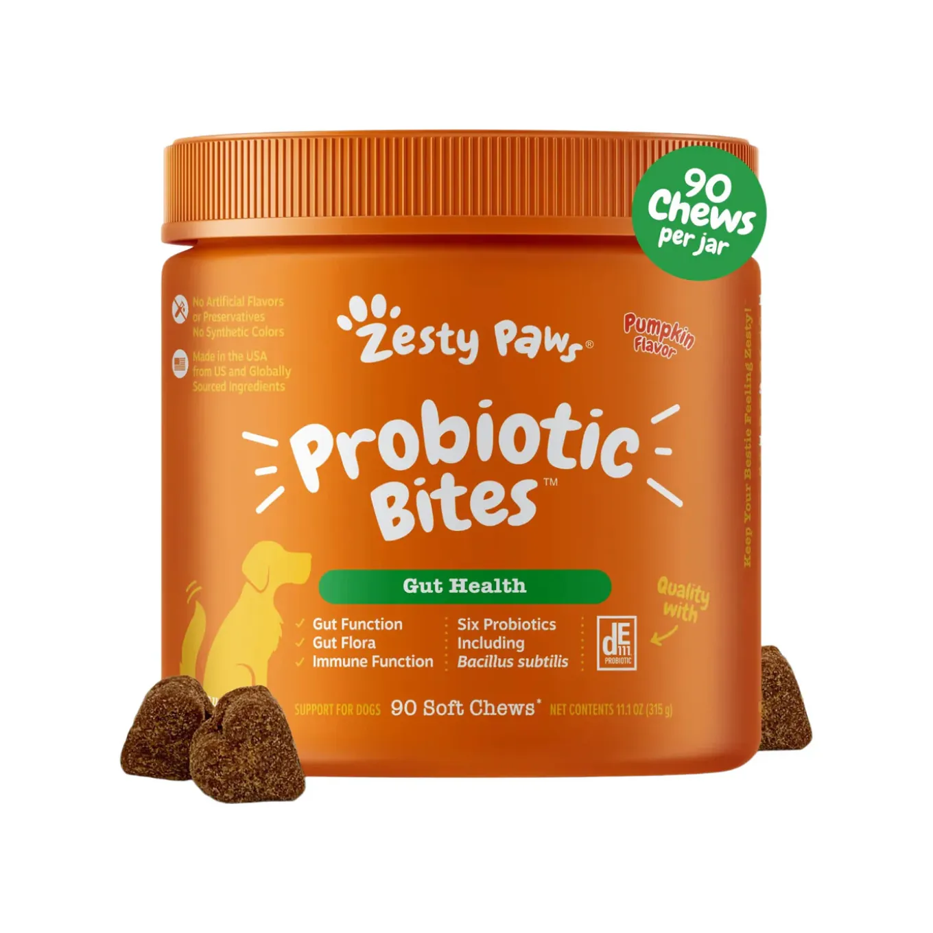 Zesty Paws Probiotic Bites For Dogs