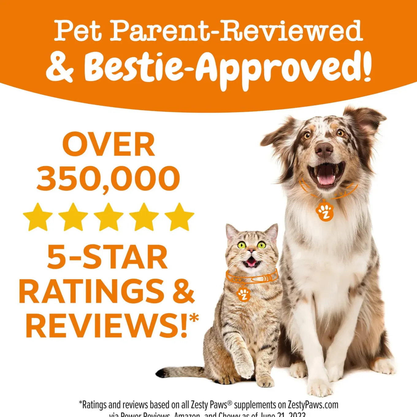 Zesty Paws Senior Advanced Hip & Joint Bites for Dogs