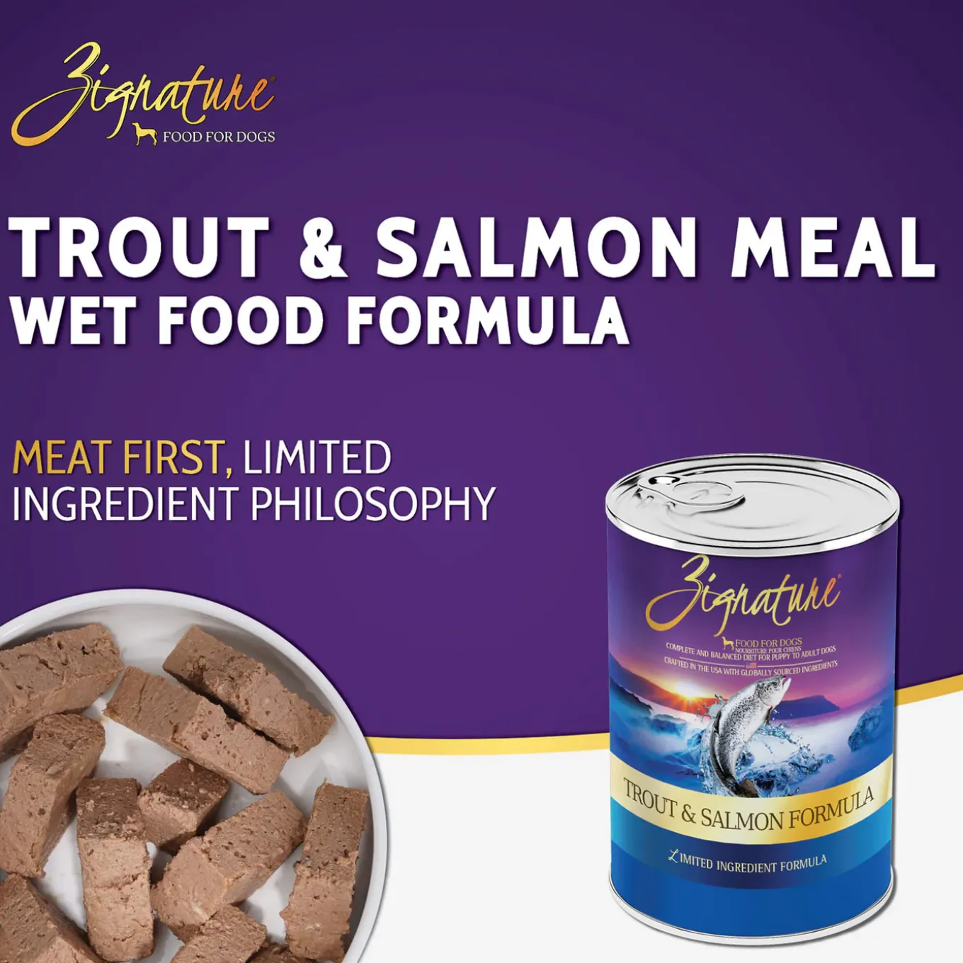 Zignature Limited Ingredient Grain Free Canned Dog Food