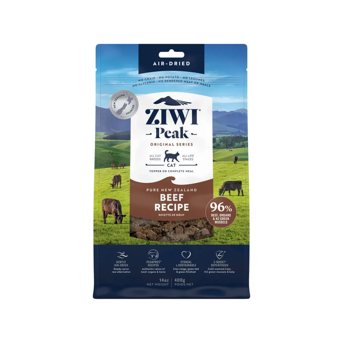 ZiwiPeak Daily Cuisine Grain-Free Air-Dried Cat Food