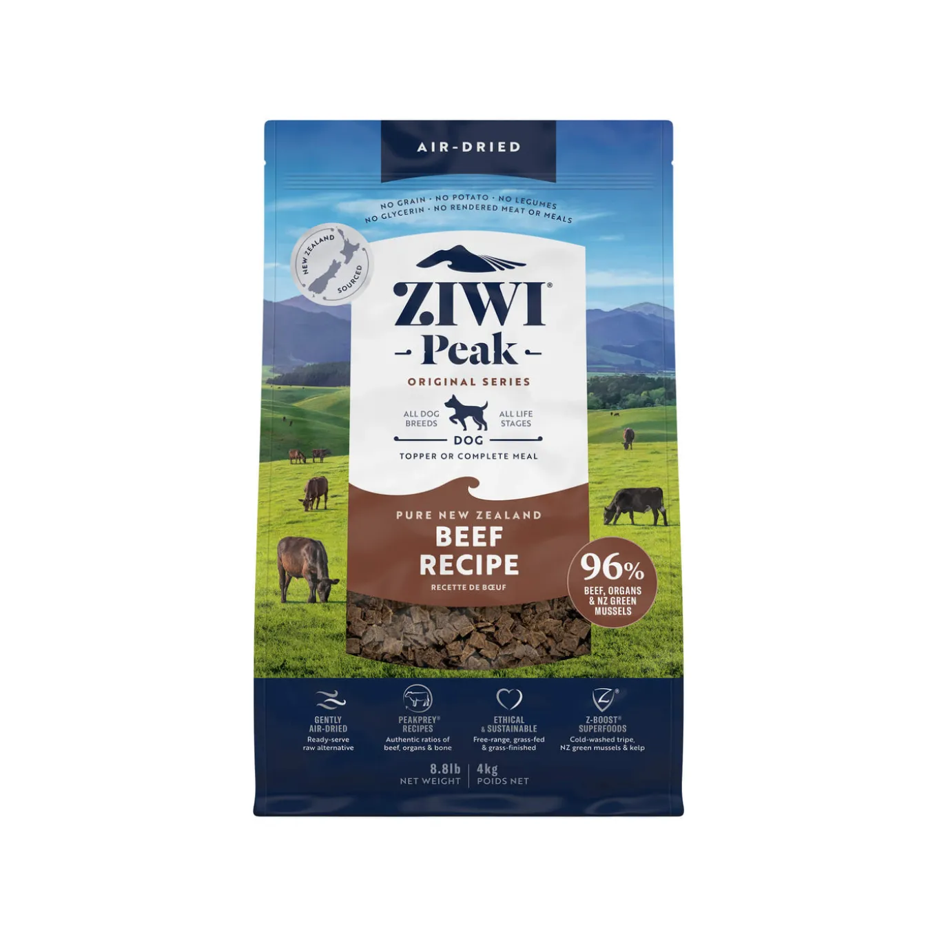 ZiwiPeak Daily Cuisine Grain-Free Air-Dried Dog Food