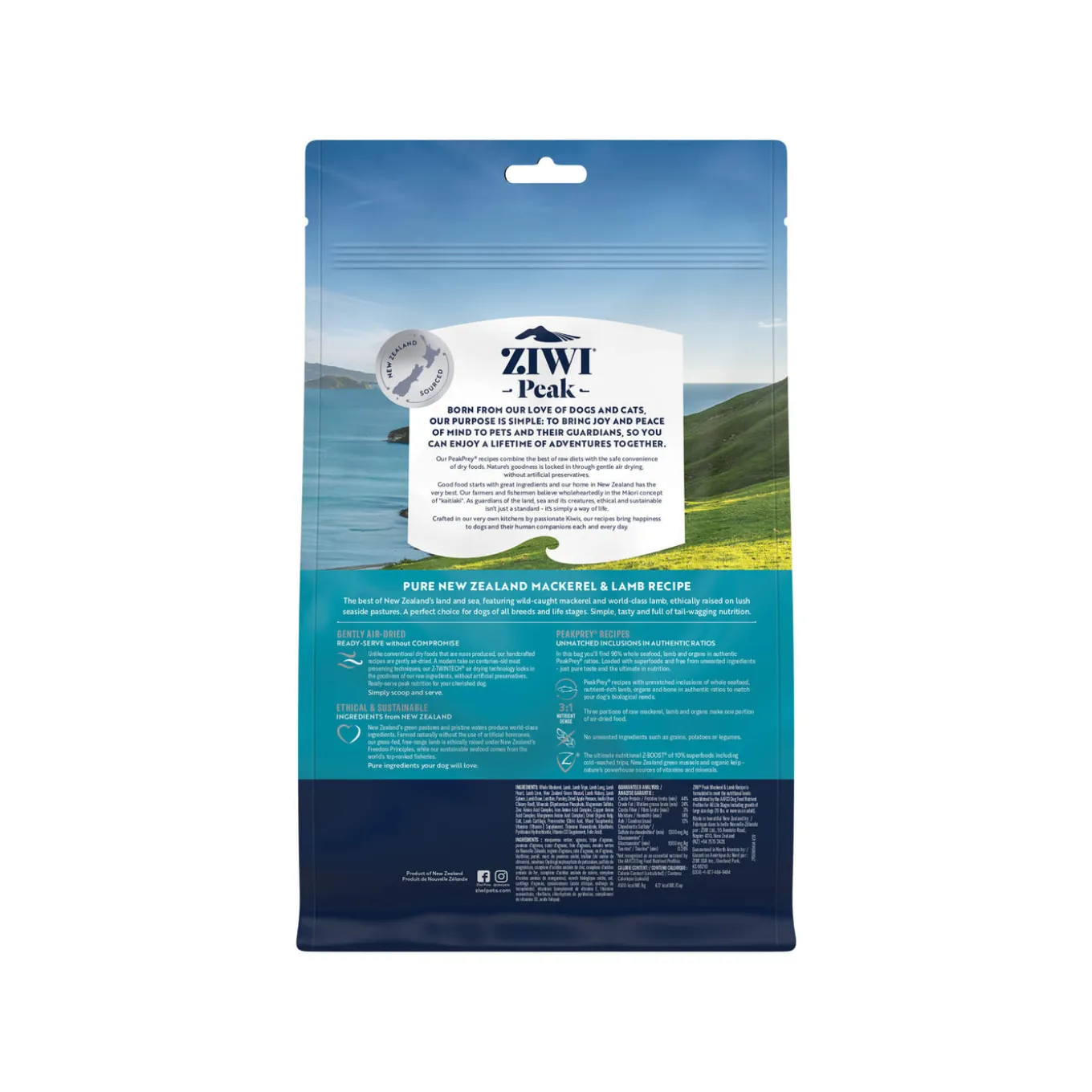 ZiwiPeak Daily Cuisine Grain-Free Air-Dried Dog Food