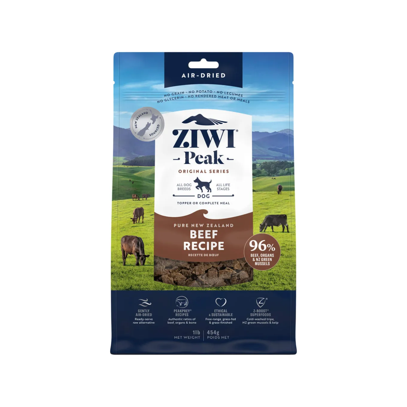 ZiwiPeak Daily Cuisine Grain-Free Air-Dried Dog Food