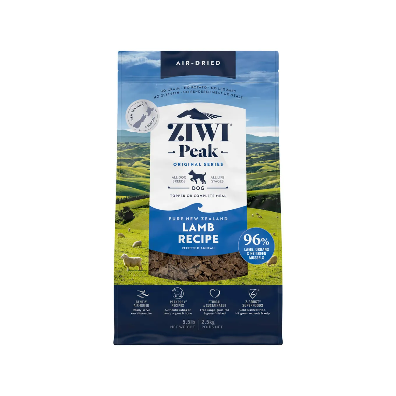 ZiwiPeak Daily Cuisine Grain-Free Air-Dried Dog Food
