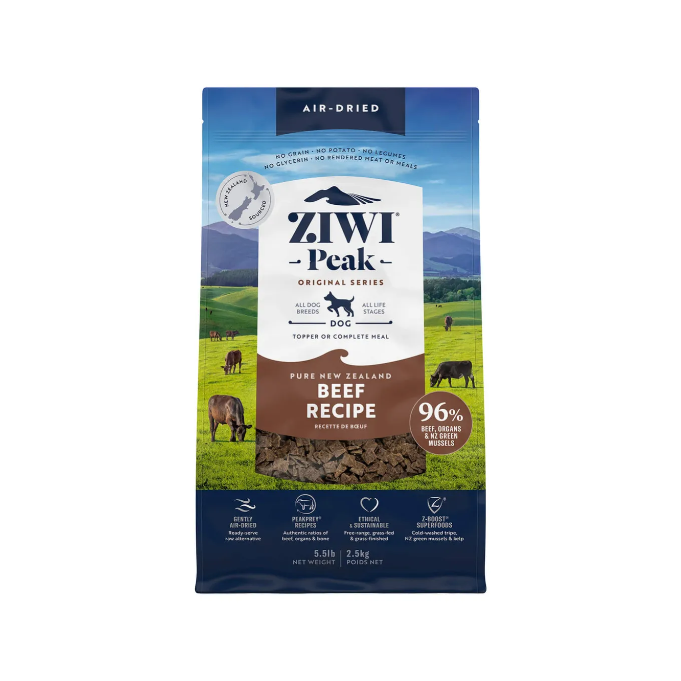 ZiwiPeak Daily Cuisine Grain-Free Air-Dried Dog Food